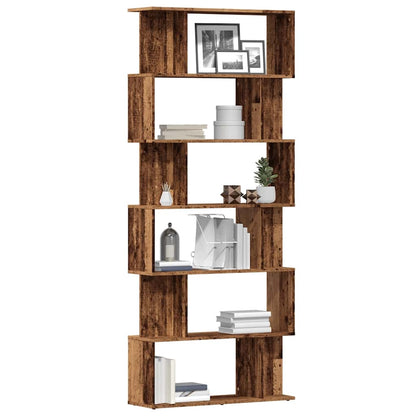 Libreria in Legno Antico 80x24x192 cm Legno Multistrato