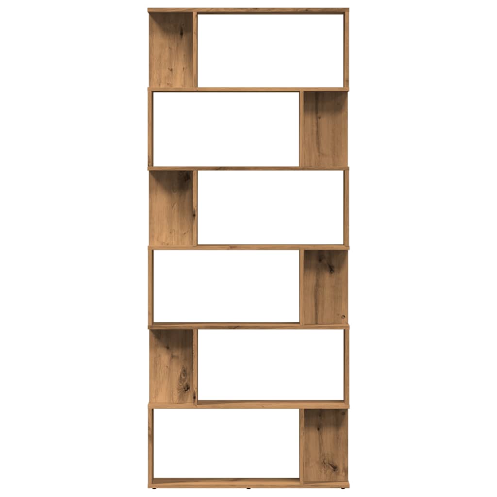 Libreria Rovere Artigianale 80x24x192 cm Legno Multistrato