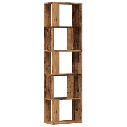 Libreria Legno Antico 45x24x159 cm in Legno Multistrato
