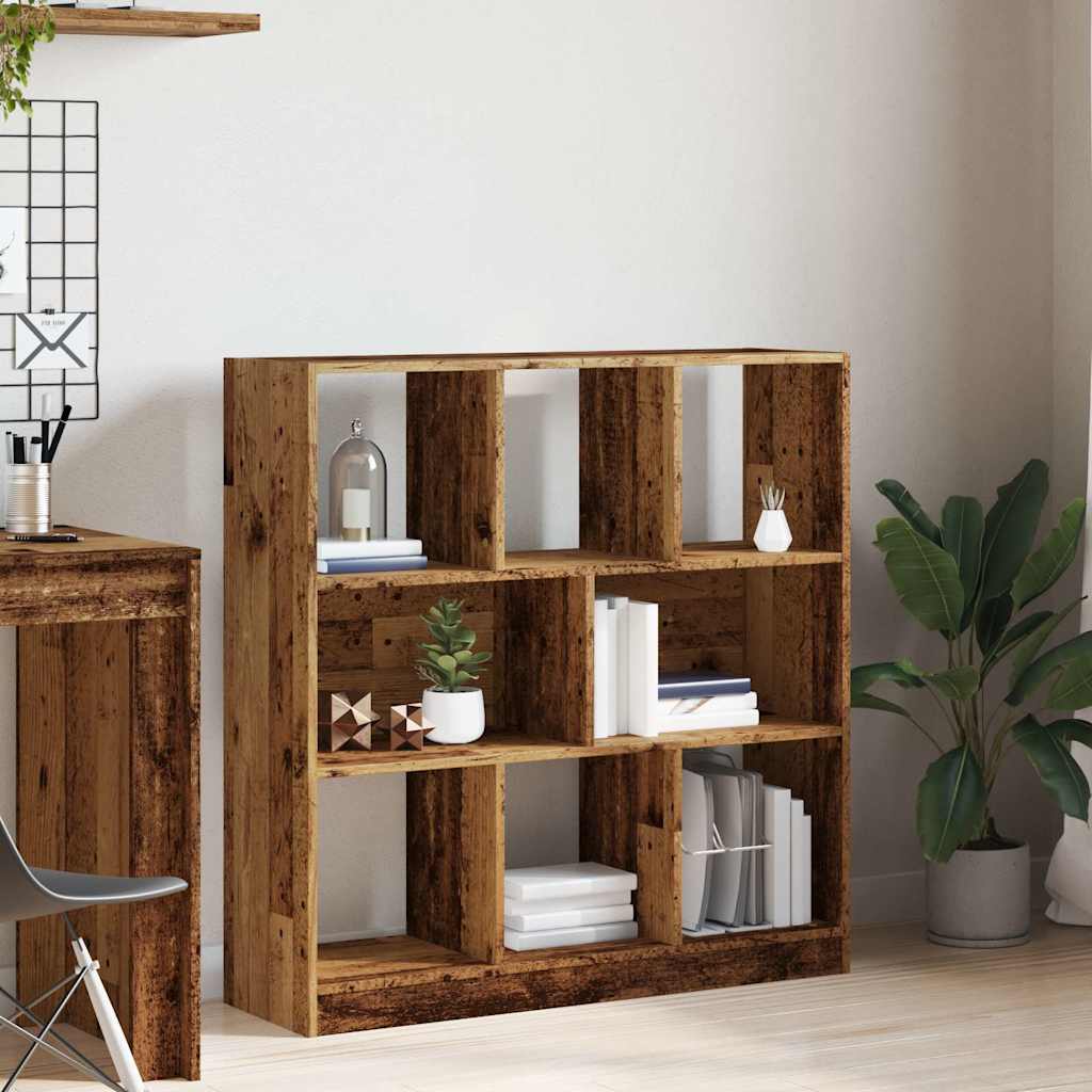 Libreria in Legno Antico 97,5x29,5x100 cm Legno Multistrato