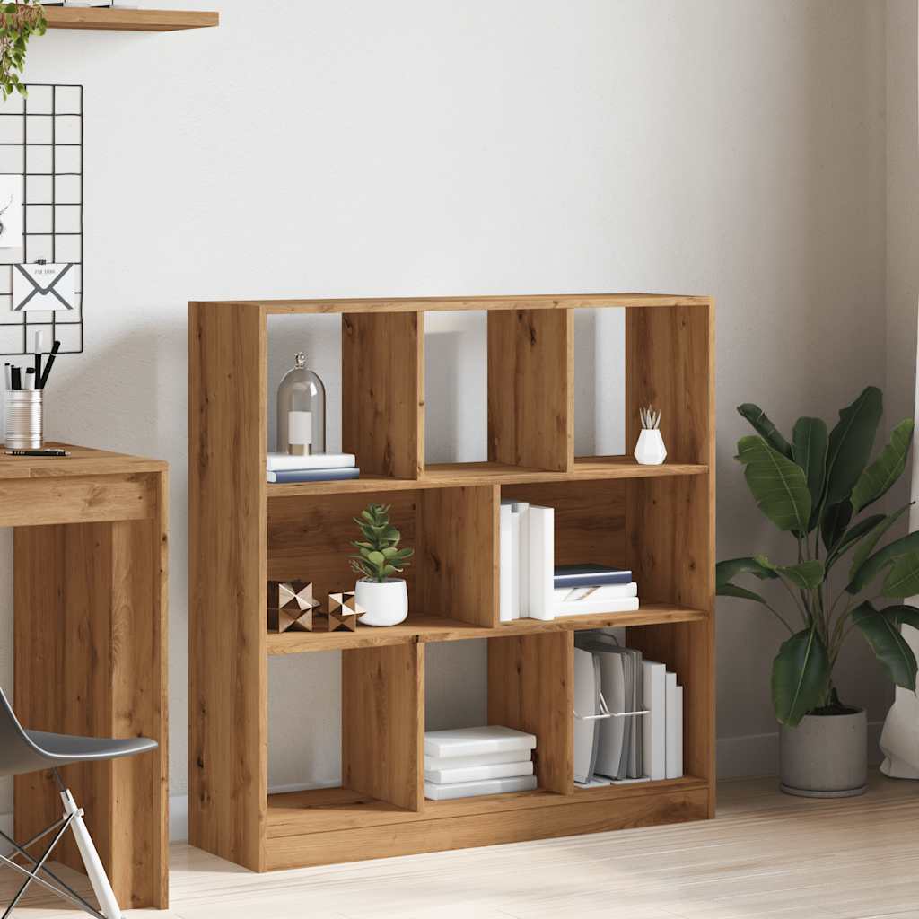 Libreria Rovere Artigianale 97,5x29,5x100 cm Legno Multistrato