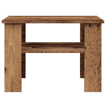 Tavolino da Salotto Legno Vecchio 60x60x42 cm Legno Multistrato
