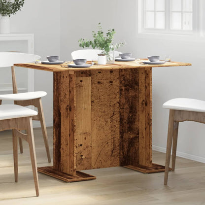 Tavolo da Pranzo Legno Antico 110x60x75 cm in Legno Multistrato