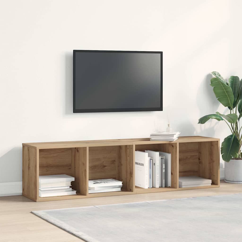 Libreria/Mobile TV Legno Antico 36x30x143 cm Legno Multistrato