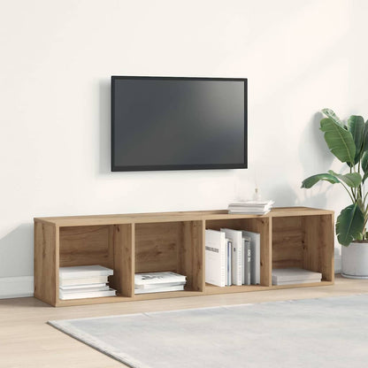 Libreria/Mobile TV Legno Antico 36x30x143 cm Legno Multistrato