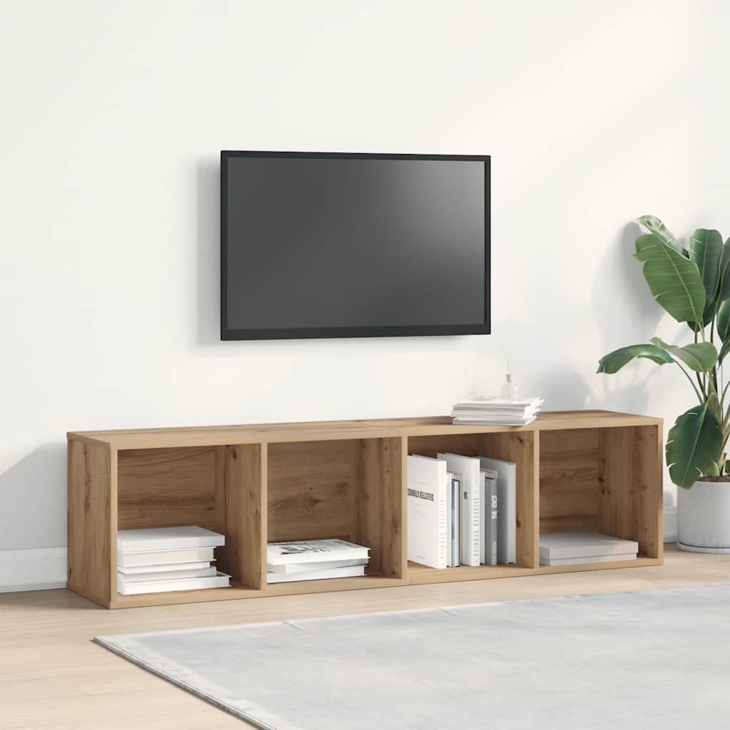 Libreria/Mobile TV Rovere Artigianale 36x30x143 cm Truciolato