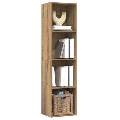 Libreria/Mobile TV Rovere Artigianale 36x30x143 cm Truciolato