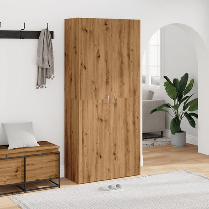 Scarpiera Rovere Artigianale 80x35,5x180cm in Legno Multistrato
