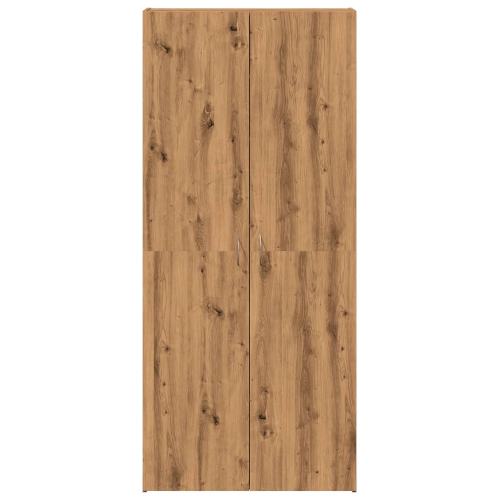 Scarpiera Rovere Artigianale 80x35,5x180cm in Legno Multistrato