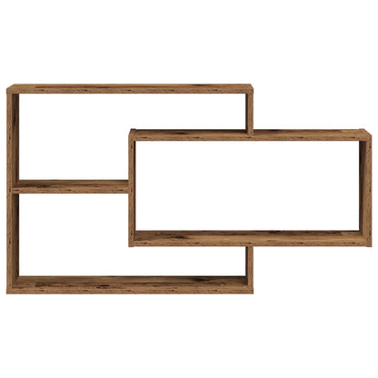 Scaffale a Parete Legno Antico 104x20x58,5 cm in Truciolato