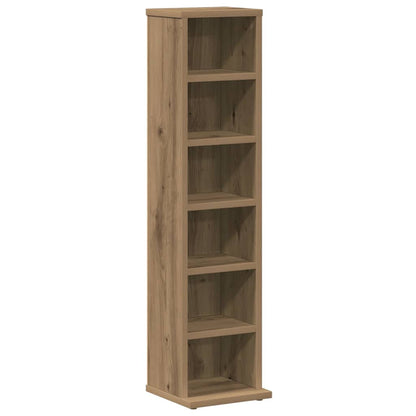 Mobile Porta CD Artigianale 21x20x88 cm Legno Multistrato