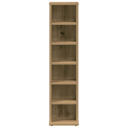 Mobile Porta CD Artigianale 21x20x88 cm Legno Multistrato