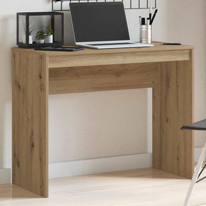 Scrivania Rovere Artigianale 90x40x72 cm in Legno Multistrato