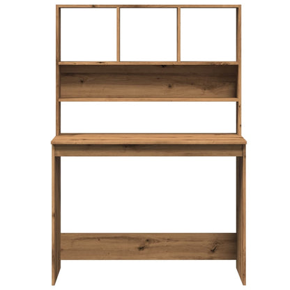 Scrivania Mensole Rovere Artigianale 102x45x148 cm Multistrato