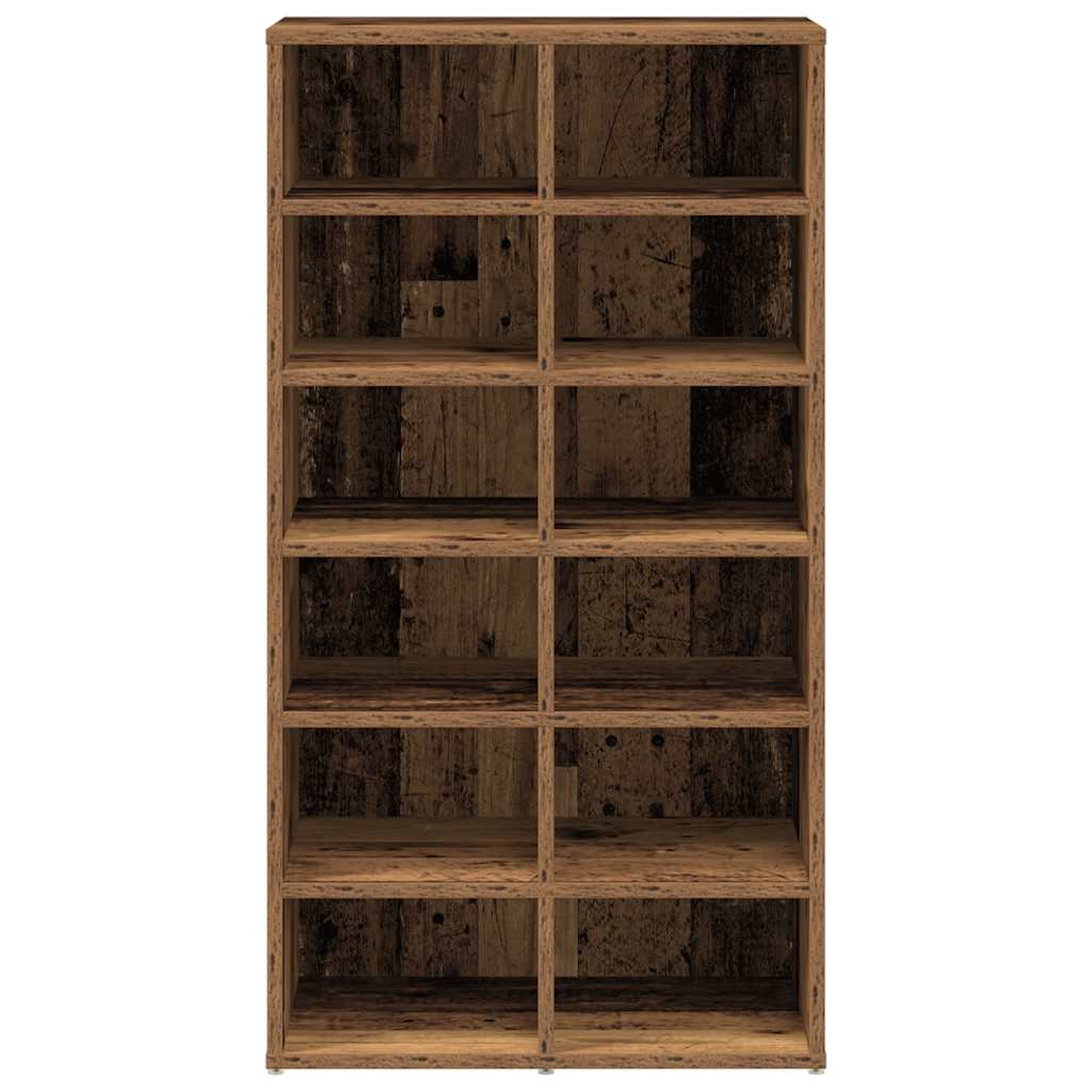 Scarpiera Legno Antico 54x34x100,5 cm in Truciolato