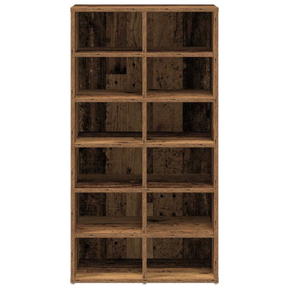 Scarpiera Legno Antico 54x34x100,5 cm in Truciolato