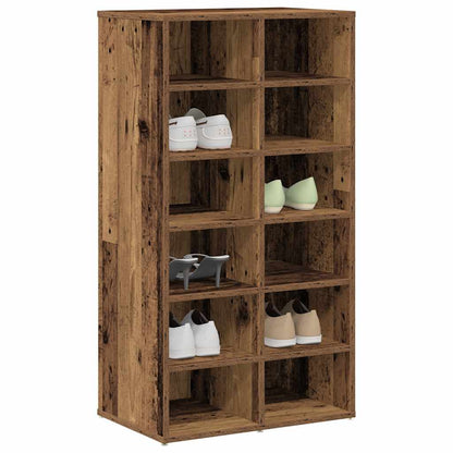 Scarpiera Legno Antico 54x34x100,5 cm in Truciolato