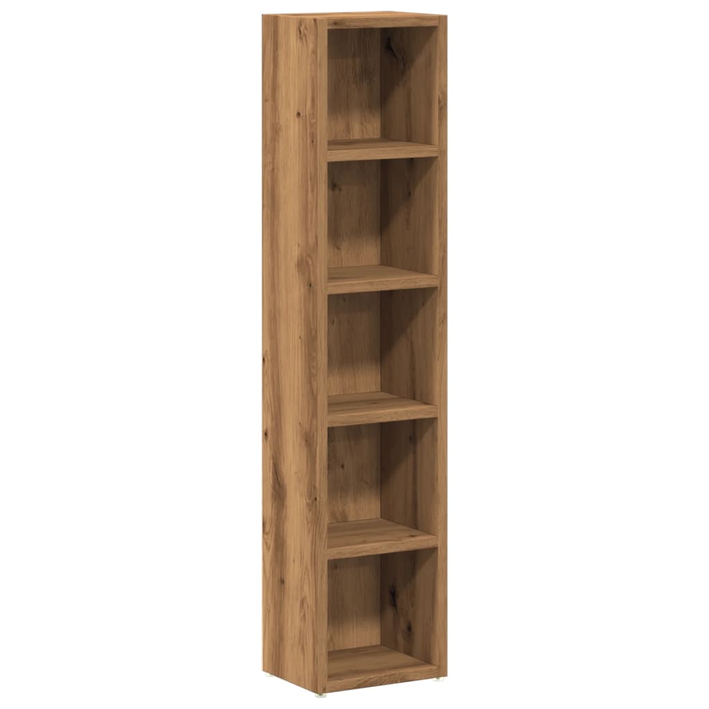Mobili Porta CD 2pz Rovere Artigianale 21x16x93,5 in Truciolato
