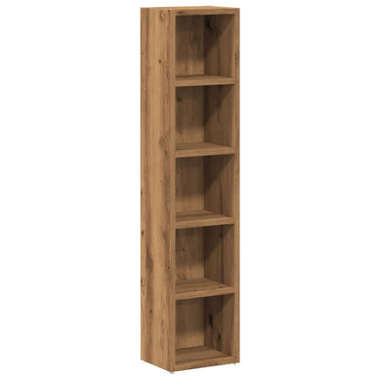 Mobili Porta CD 2pz Rovere Artigianale 21x16x93,5 in Truciolato