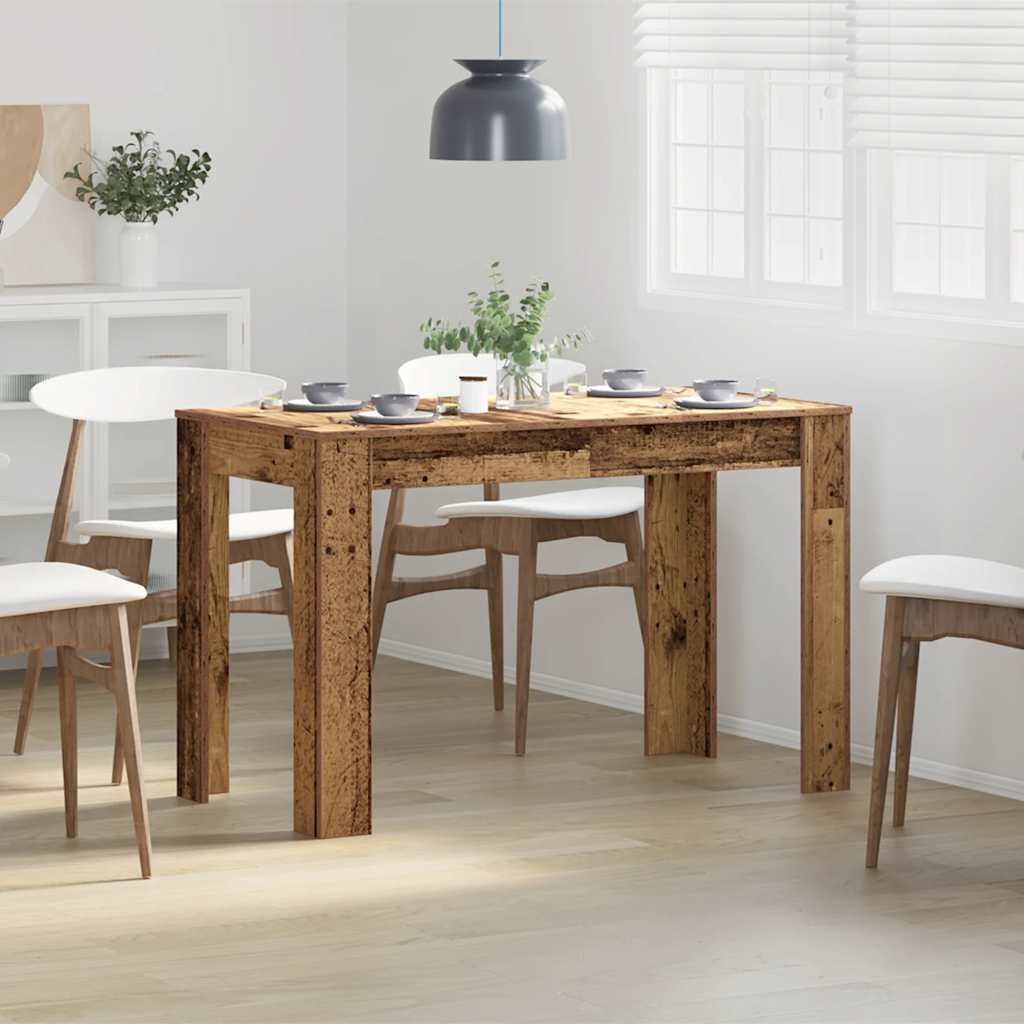 Tavolo da Pranzo Legno Antico 120x60x76 cm in Truciolato