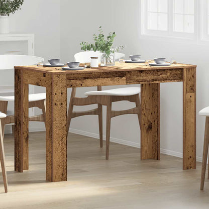 Tavolo da Pranzo Legno Antico 120x60x76 cm in Truciolato