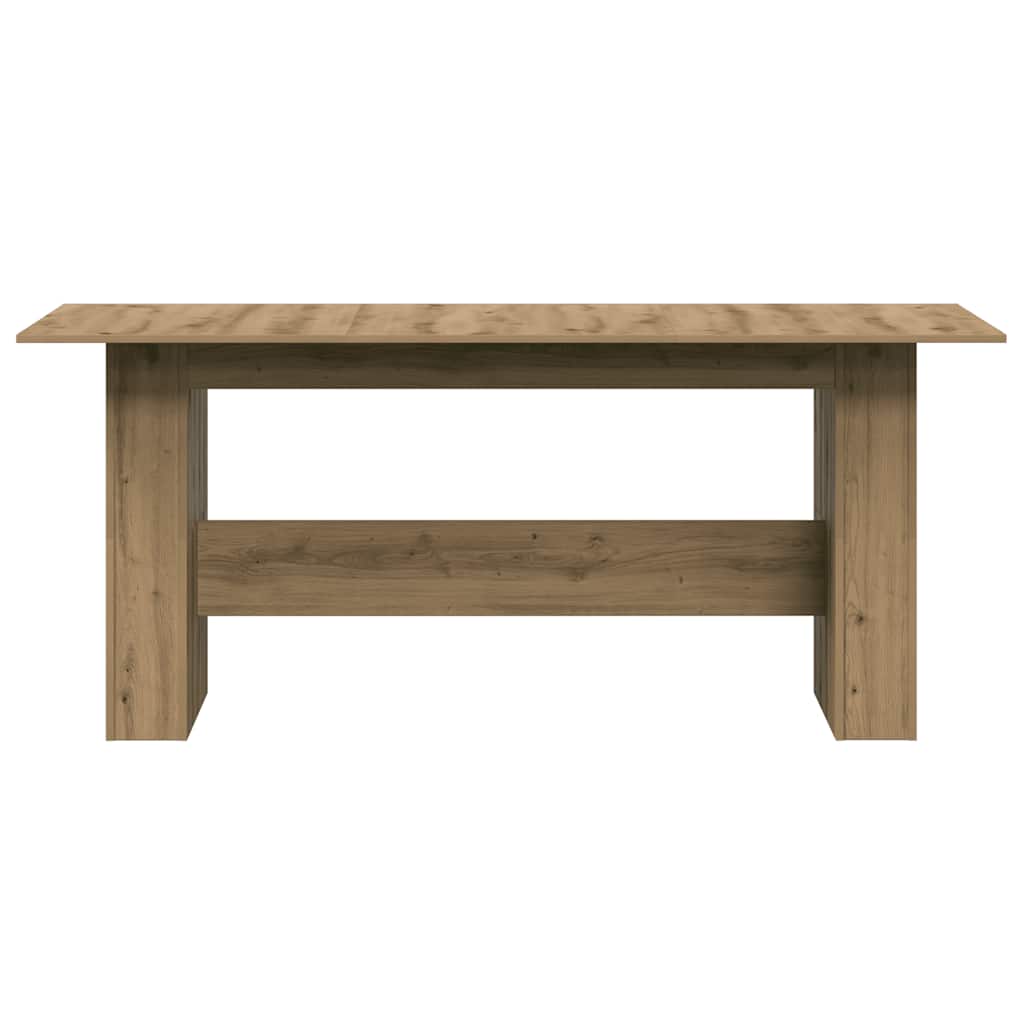 Tavolo da Pranzo Rovere Artigianale 180x90x76 cm in Truciolato