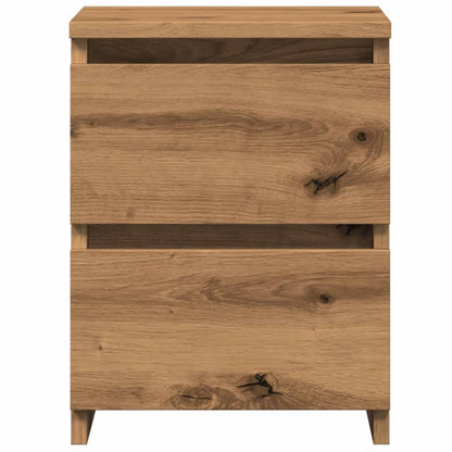 Comodino Rovere Artigianale 30x30x40 cm in Legno Multistrato