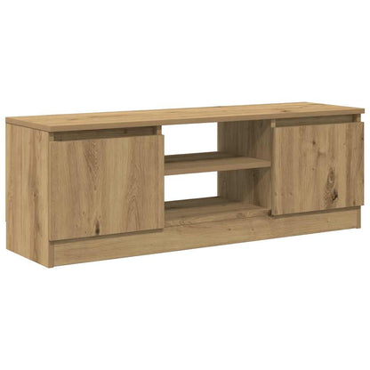 Mobile Porta TV Rovere Artigianale 102x30x36 cm Multistrato