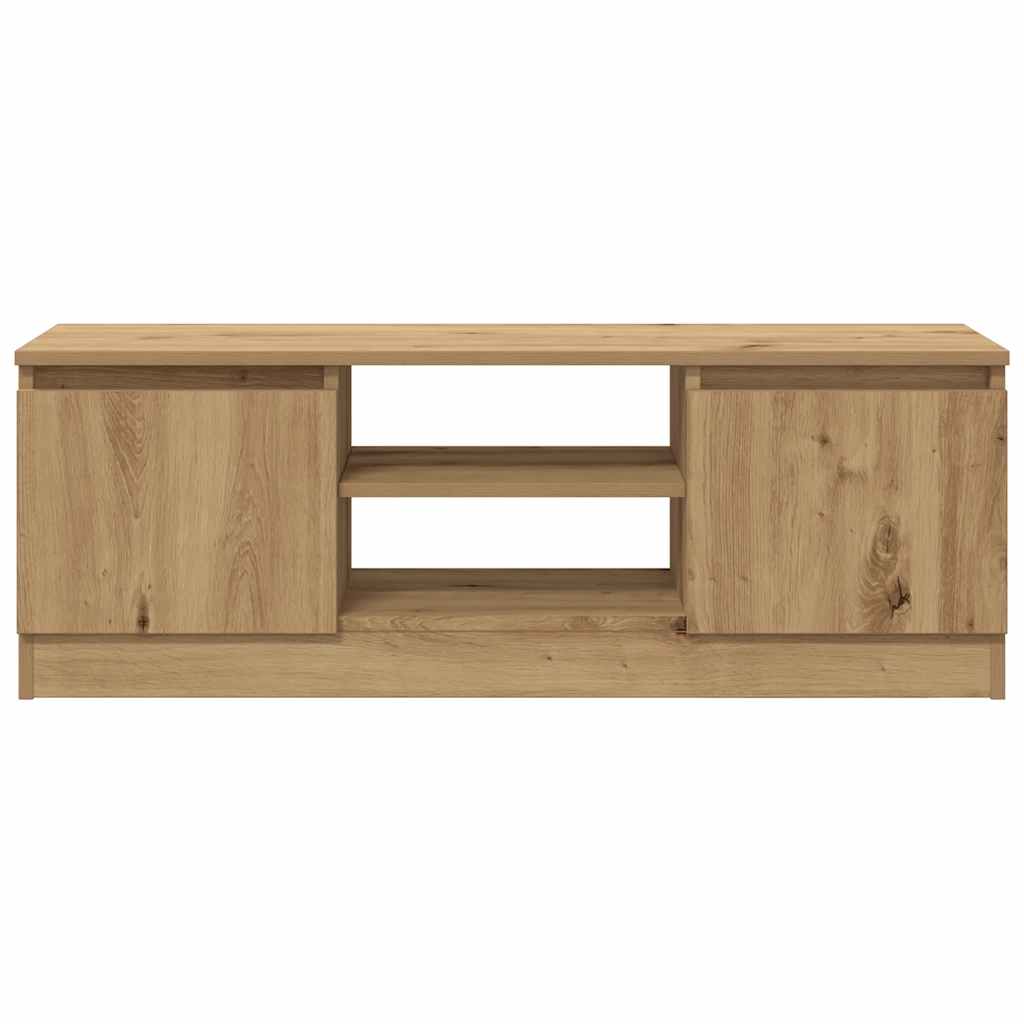 Mobile Porta TV Rovere Artigianale 102x30x36 cm Multistrato