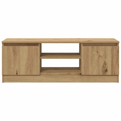 Mobile Porta TV Rovere Artigianale 102x30x36 cm Multistrato