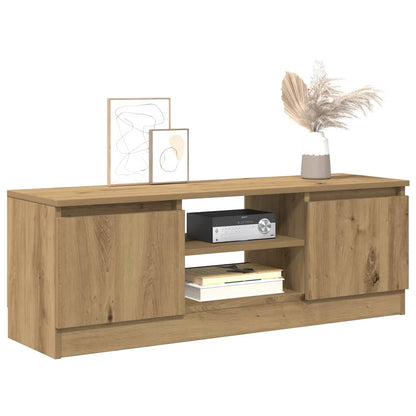 Mobile Porta TV Rovere Artigianale 102x30x36 cm Multistrato