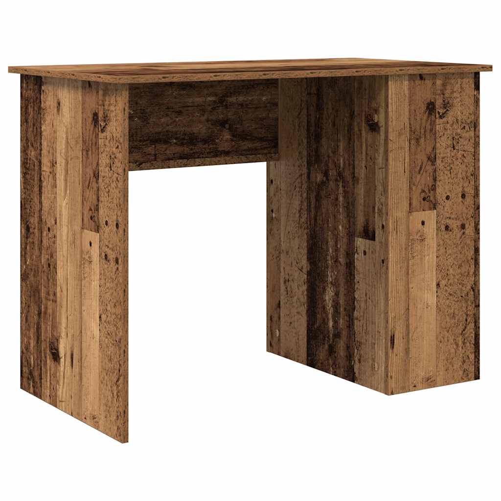 Scrivania Legno Antico 100x55x75 cm in Legno Multistrato