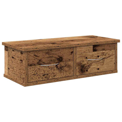 Armadietto a Muro Legno Antico 60x26x18,5 cm in Truciolato