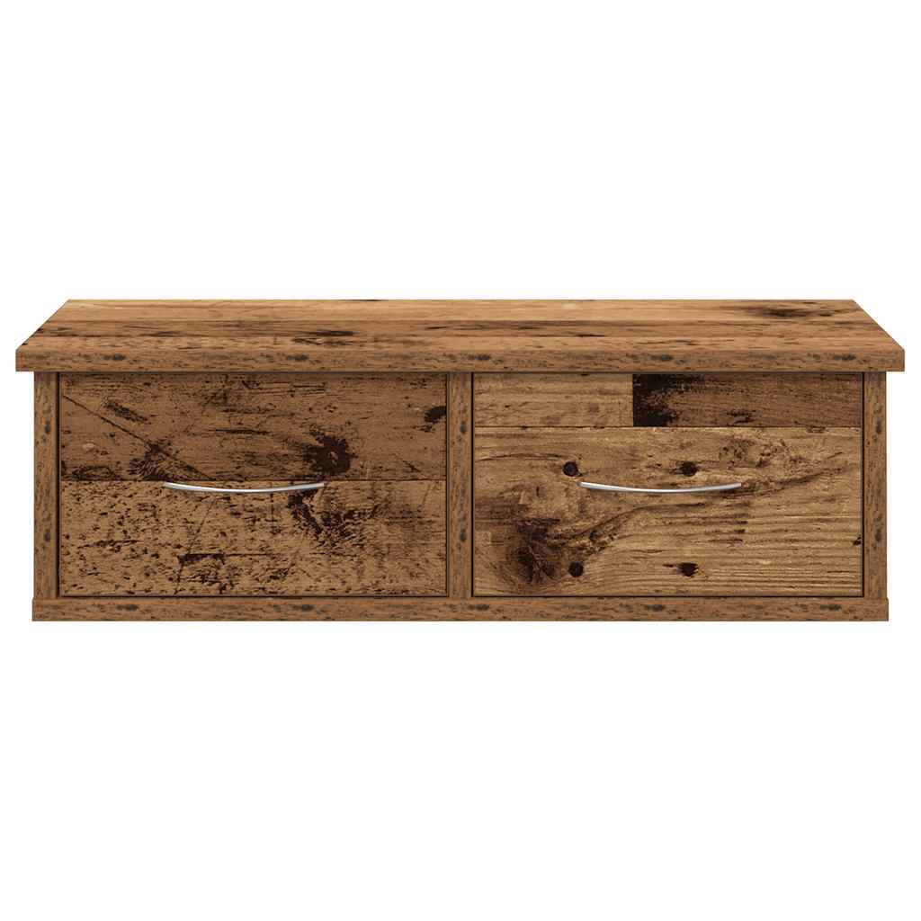 Armadietto a Muro Legno Antico 60x26x18,5 cm in Truciolato