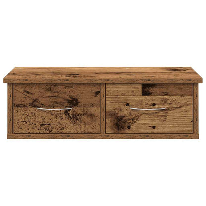 Armadietto a Muro Legno Antico 60x26x18,5 cm in Truciolato
