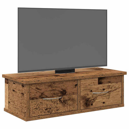 Armadietto a Muro Legno Antico 60x26x18,5 cm in Truciolato