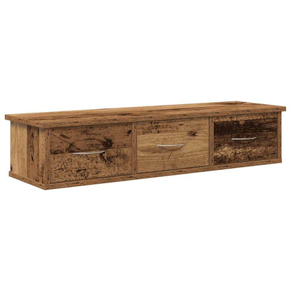 Mobile a Parete Legno Antico 88x26x18,5 cm in Truciolato
