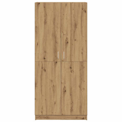 Armadio Rovere Artigianale 80x52x180 cm in Legno Multistrato