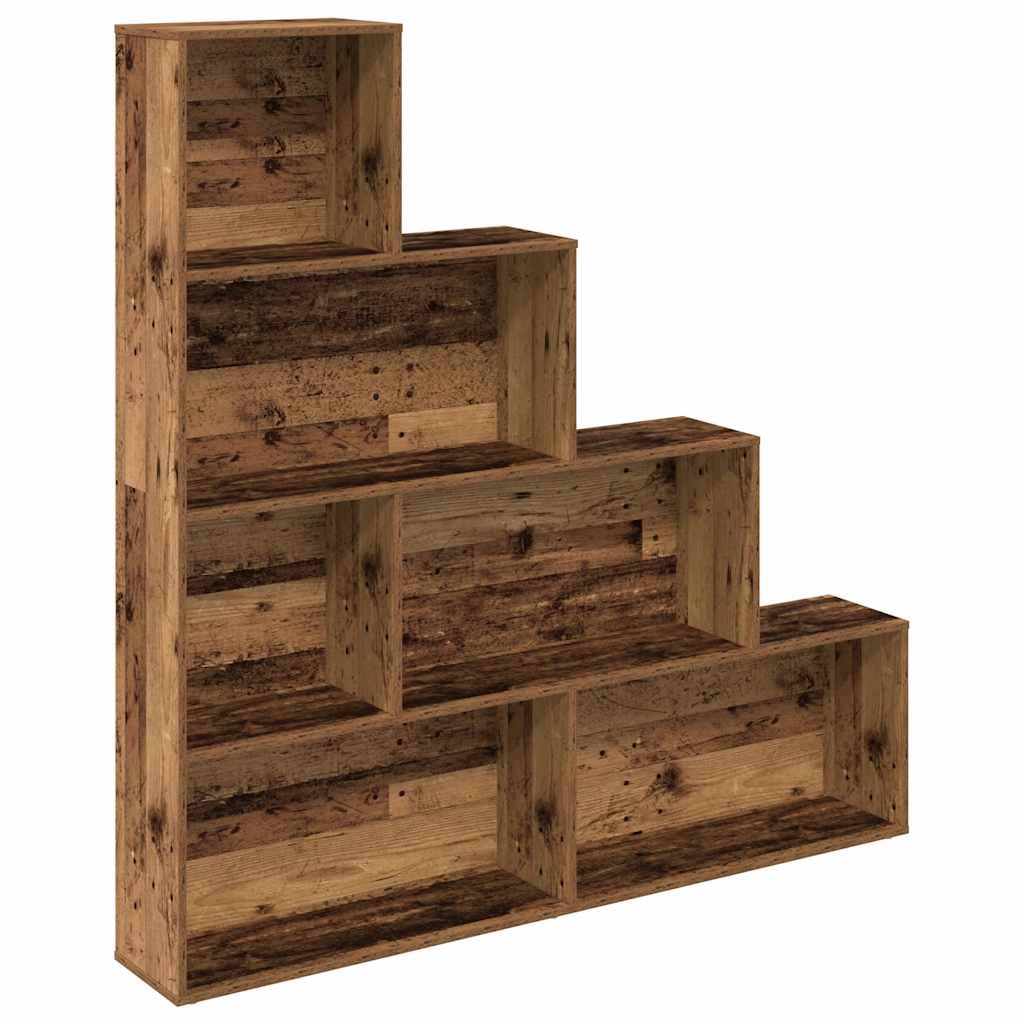 Libreria Legno Antico 157x24x160 cm in Legno Multistrato