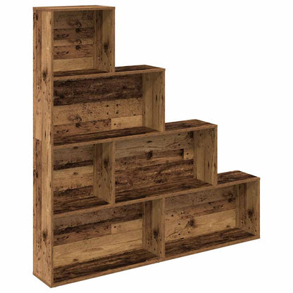 Libreria Legno Antico 157x24x160 cm in Legno Multistrato