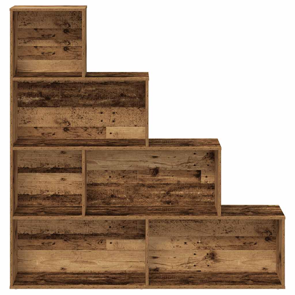 Libreria Legno Antico 157x24x160 cm in Legno Multistrato