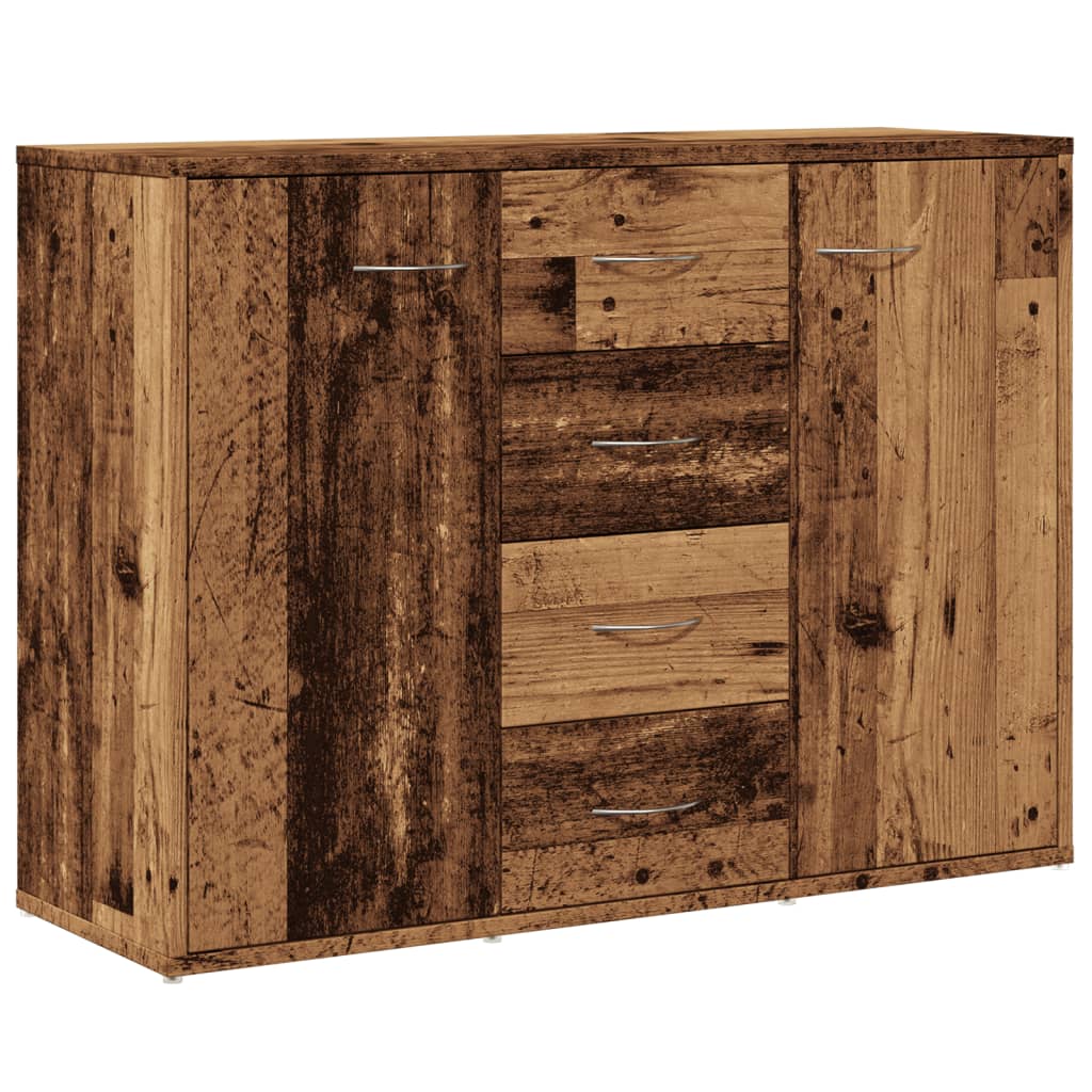 Credenza Legno Antico 88x30x64 cm in Legno Multistrato