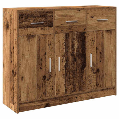 Credenza Legno Antico 91x28x75 cm in Legno Multistrato