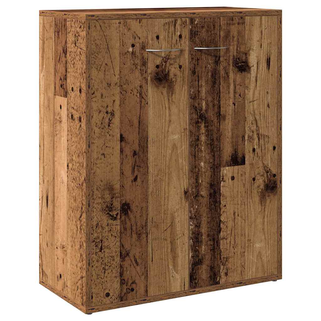 Credenza Legno Antico 60x30x75 cm in Legno Multistrato