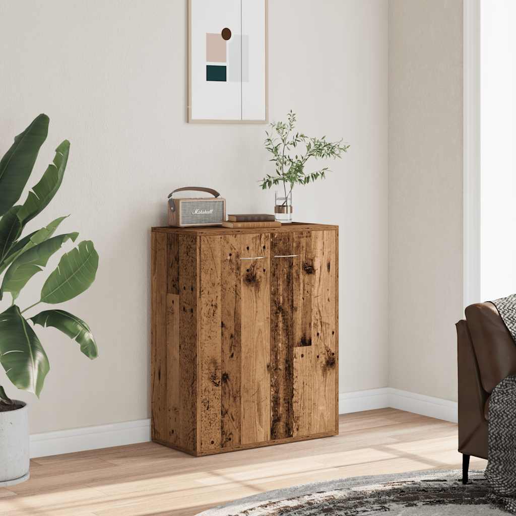 Credenza Legno Antico 60x30x75 cm in Legno Multistrato