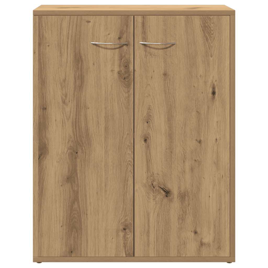 Credenza Rovere Artigianale 60x30x75 cm in Legno Multistrato