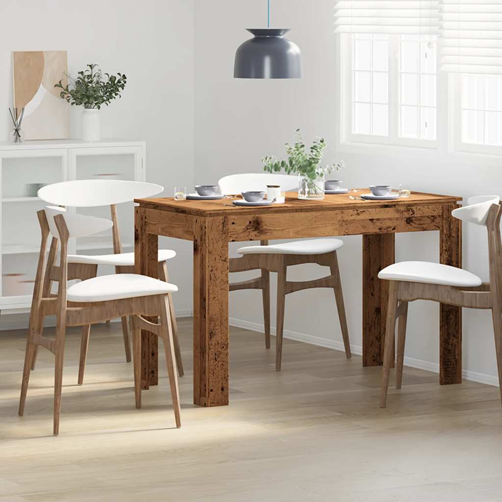 Tavolo da Pranzo Legno Antico 120x60x76 cm in Truciolato