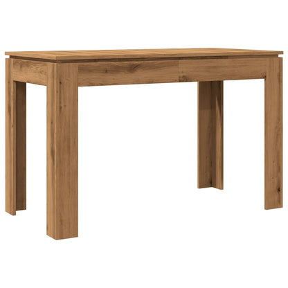 Tavolo da Pranzo Rovere Artigianale 120x60x76 cm in Truciolato