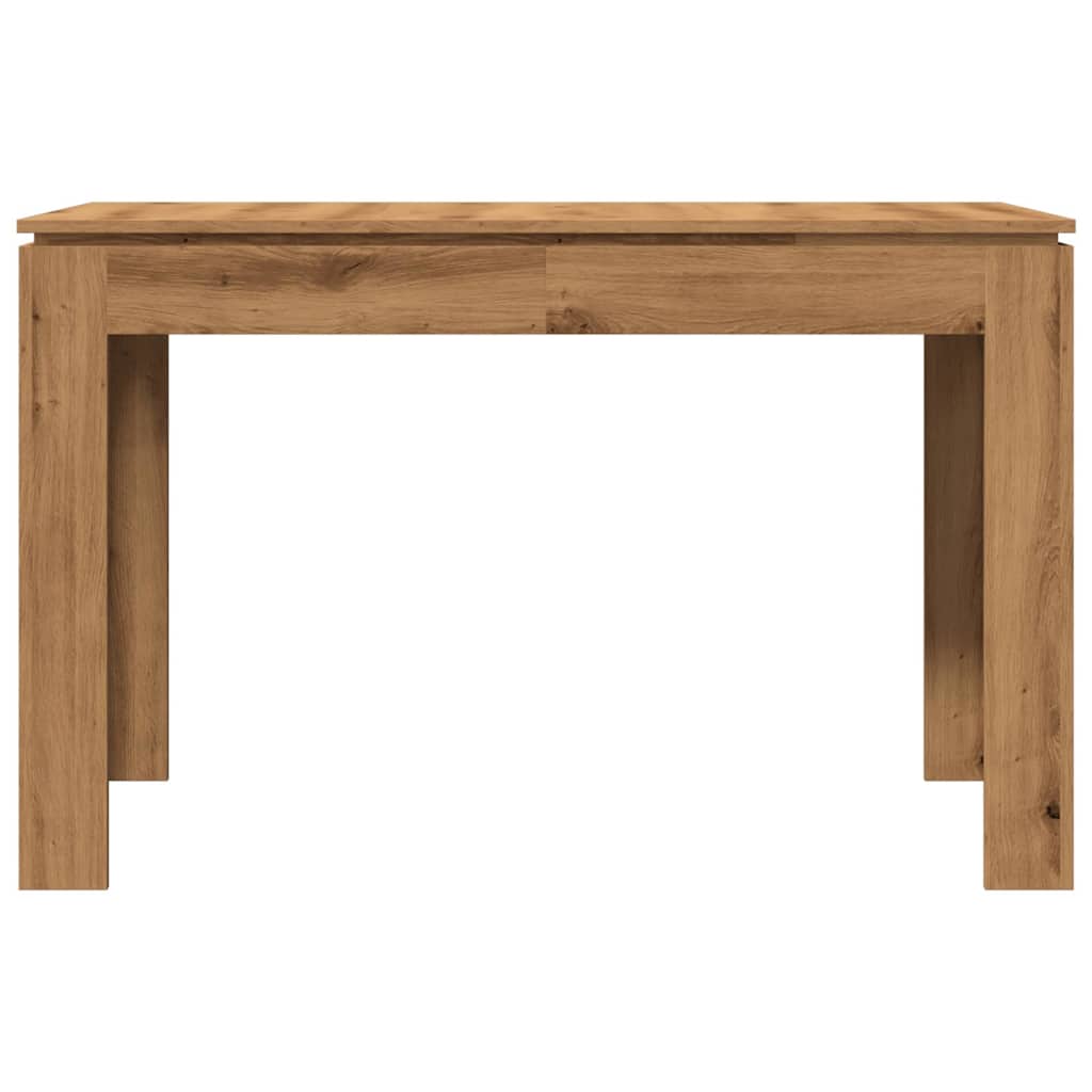 Tavolo da Pranzo Rovere Artigianale 120x60x76 cm in Truciolato