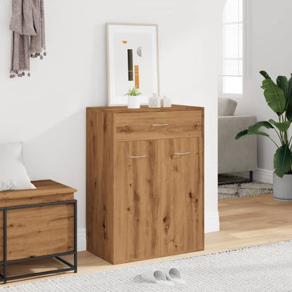 Scarpiera Rovere Artigianale 60x35x84 cm in Legno Multistrato